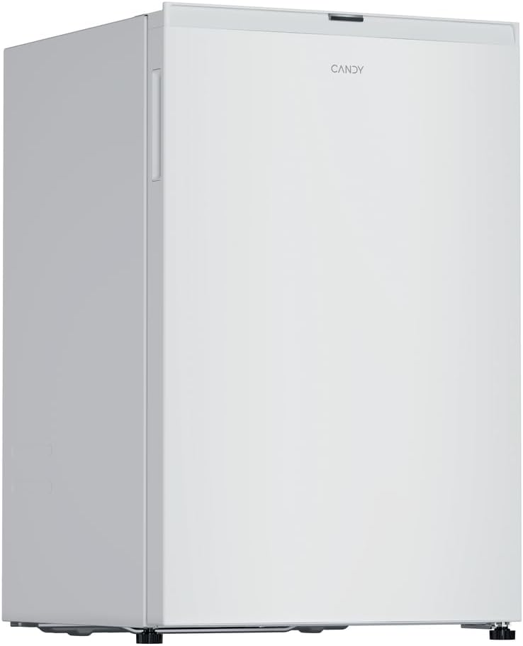 frigorífico CNLQ2S58EW, 54,5cm, 129L, con iluminación LED, con estantes, blanco, CANDY, Ancho 54, Altura 85cm, 3 Estantes, 3 Balconeras, 1 Cajón, 37DB