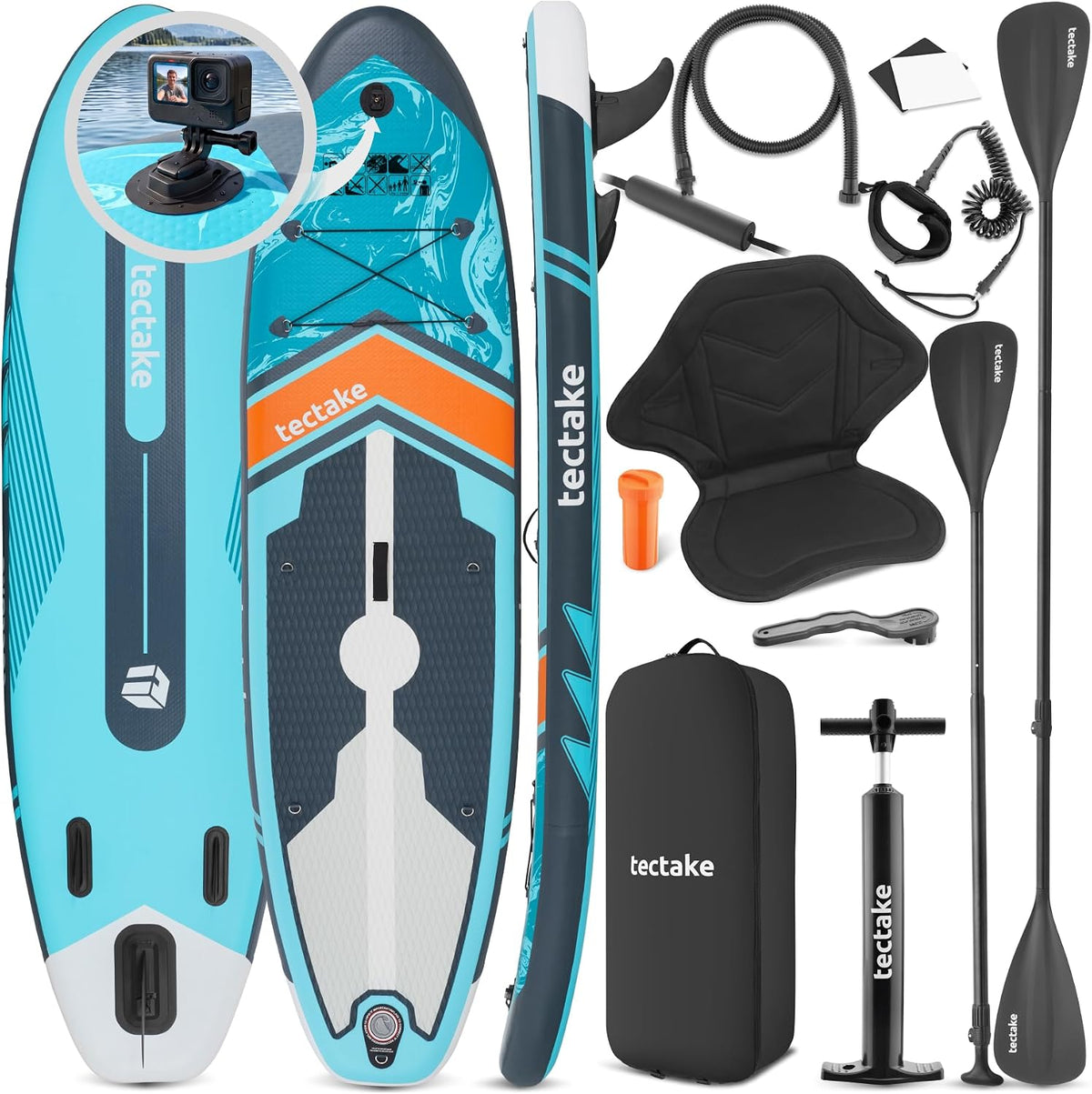Tablas hinchables, 288 × 77 × 22,5 cm, 200 kg, tectake