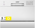 lavavajillas CDWMT0602EWD-EU, 250 mm, Comfee, 6 Cubiertos, 6 Programas