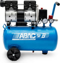 Compresores de aire, 8 bar, 59 dB, ABAC, Compresor de aire silencioso EASE-AIR 24 de ABAC, potencia 1 hp, Depósito 24 litros, Nivel sonoro 59 dB