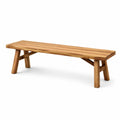 Banco de madera de teca 180x40x45 cm para exterior