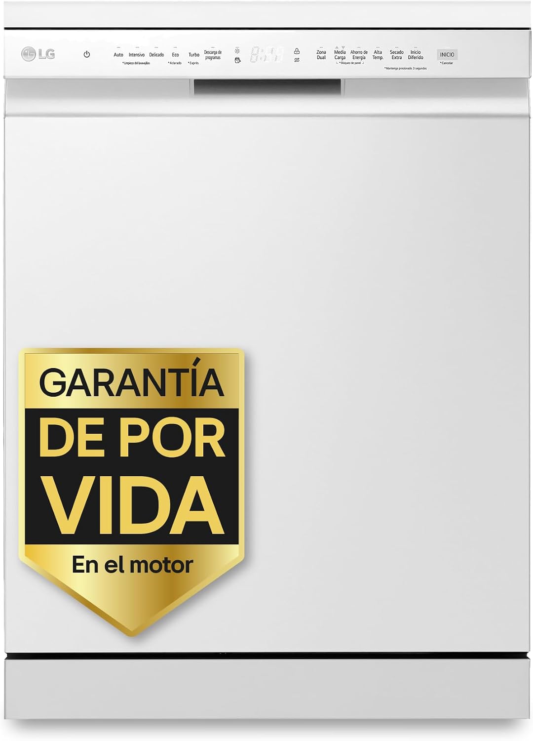 LG DF242FW lavavajillas, 60 cm, blanco, Lavavajillas LG con Función QuadWash