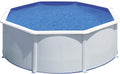 piscina, 300 × 120 cm, acero, Gre, de Acero Redonda Bora Bora con filtro cartucho 300x120