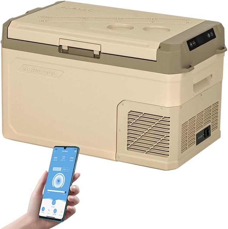 nevera portátil GE30, 28L, 12V, 24V, Alpicool, 20oC a 20oC