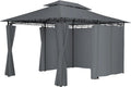Carpas y cenadores, 3 × 4 m, para el jardín, tectake