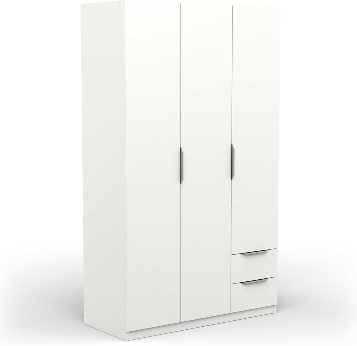 armario, 119,4 × 51,1 × 203 cm, con cajones, madera, blanco, Demeyere, 4 x 51, 1 x 203 cm