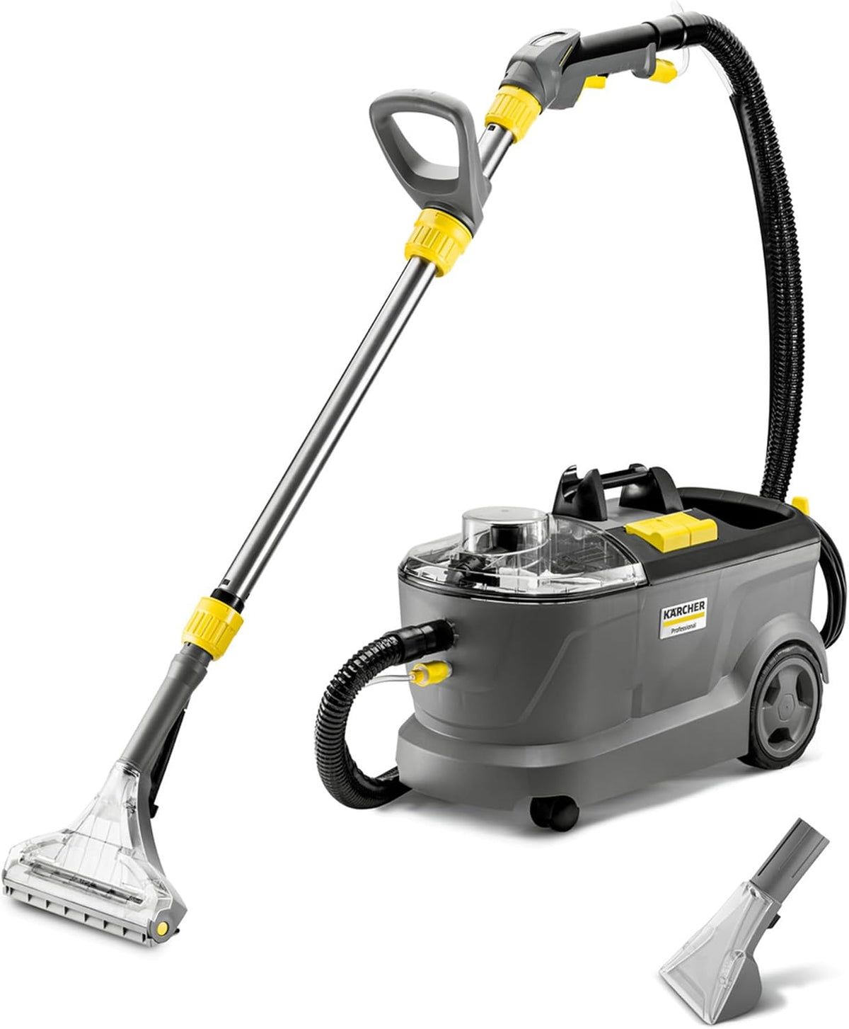 Kärcher aspirador, 240 mm, 10 l, 1 l, 10,5 kg, tanque: 10 l, caudal de pulverización: 1 l/min, rendimiento: 20-25 m2/h, peso: 10, boquilla para suelos