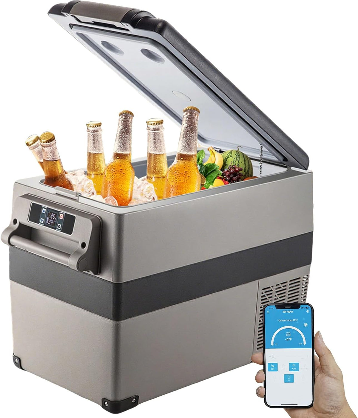 frigorífico, 55 L, VEVOR, Refrigerador para Coche Mini Caja del Congelador Caja Fresca