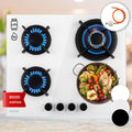Klarstein placa de inducción, 8000W, acero inoxidable, para la cocina, Encimera de Fogones con Base de vidrio y Acero Inoxidable