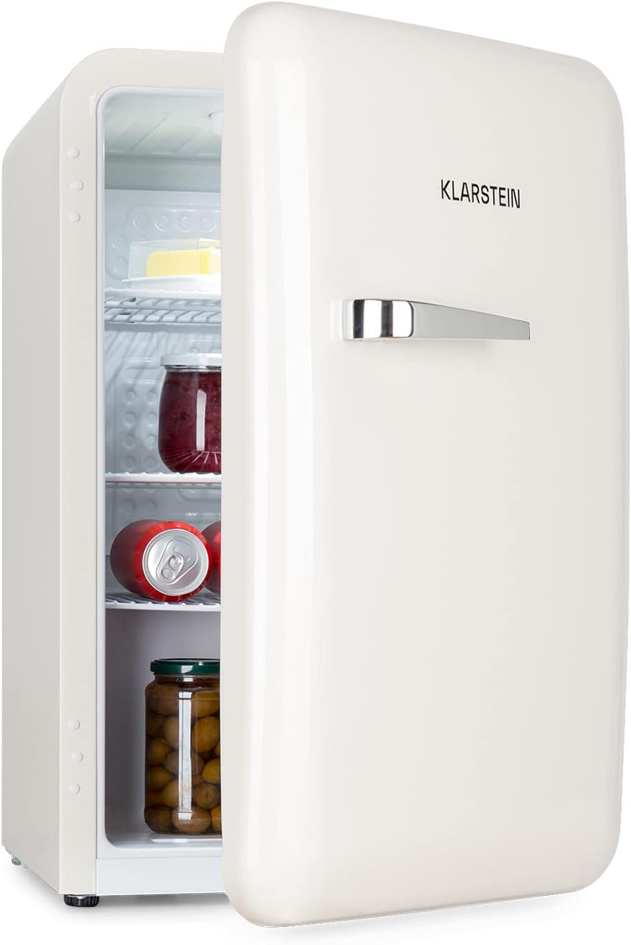 KLARSTEIN frigorífico, 10 °C, blanco, refrigeración: 0-10 °C, mininevera con 70 litros de capacidad