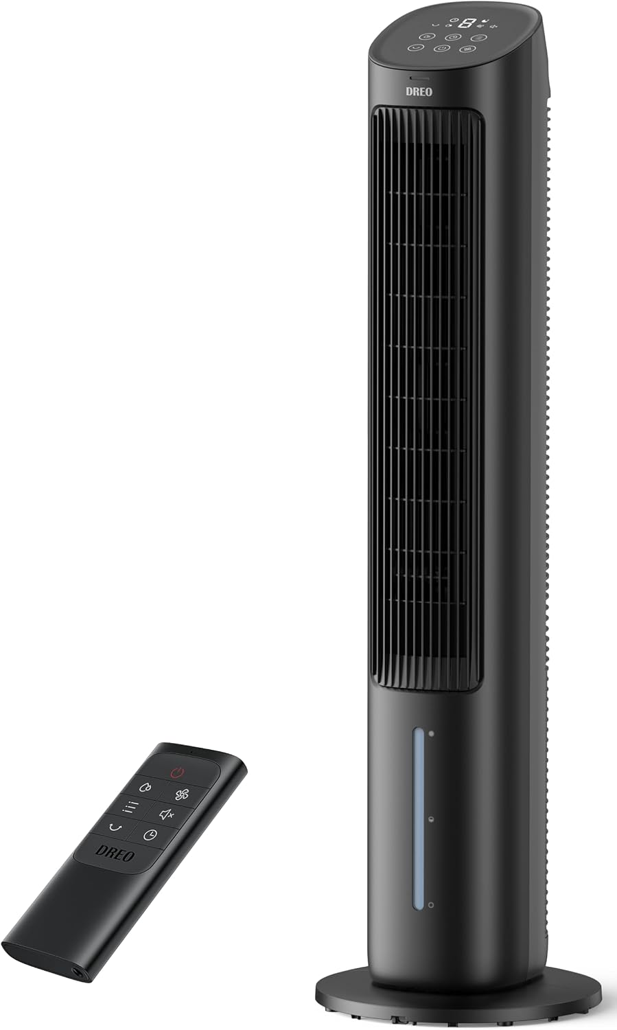 Ventiladores de torre, 102 cm, DREO, DREO Ventilador de torre con refrigeración silenciosa, enfriador de aire de 102 cm, 3 modos, 4 velocidades