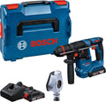 Bosch Martillos perforadores, 101 × 279 × 202 mm, 18V, inalámbrico, incl. 2x 18V 2.0Ah, GAL 18V-40, GDE 24)
