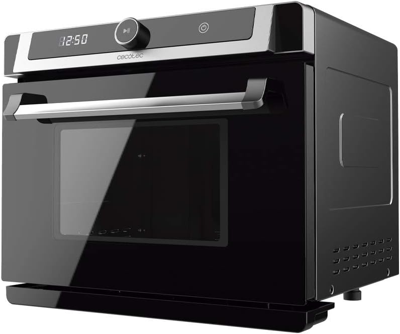 horno, 40L, 2400W, Cecotec, Horno 3 en 1: Función Vapor, 7 Funciones