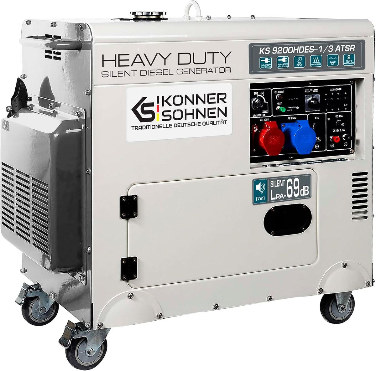 Generadores, 6400 W, K&S Könner&Söhnen, 18 CV, 7500/6400 W arranque electrónico