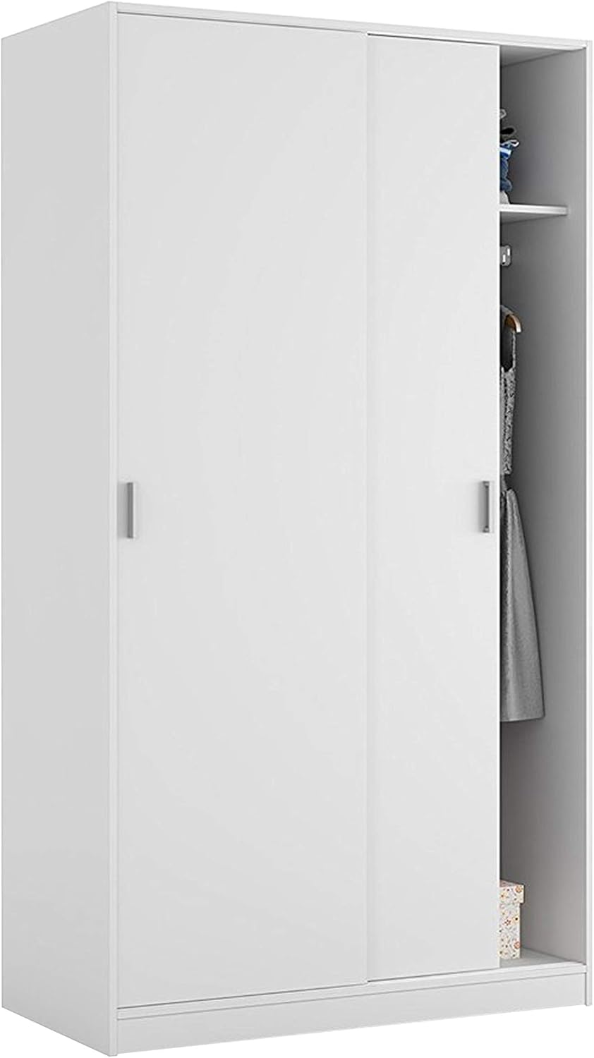 armario, 200 cm, blanco, Habitdesign