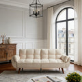 sofá, 180 cm, beige, JIEXI, JIEXI Adjustable Backrest 3-Seater Sofa