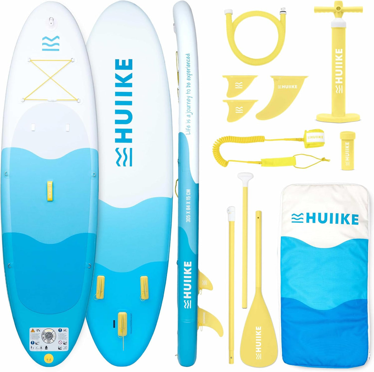 Tablas hinchables, 130 kg, HUIIKE, Tabla Paddle Surf Hinchable 10' y hasta con Accesorios