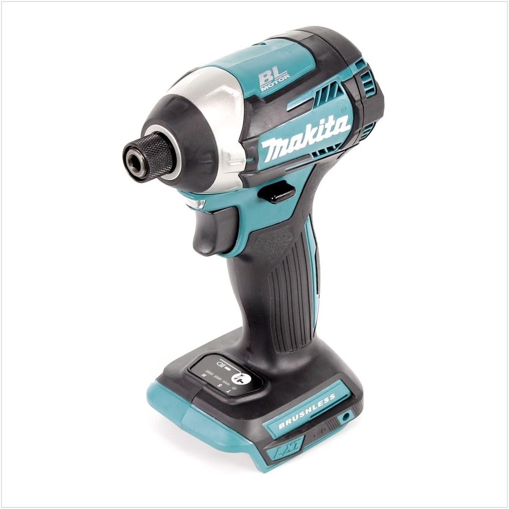 Makita Llaves de impacto, 18 V, inalámbrico, Makita DTD 154 Z - Llave de impacto con batería (18 V, 1/4', 175 Nm, sin batería, sin cargador)
