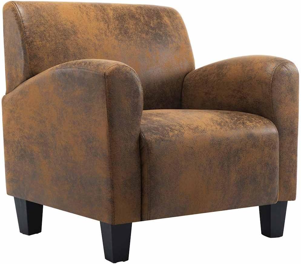 vidaXL sillón, 70 × 69 × 72 cm, marrón