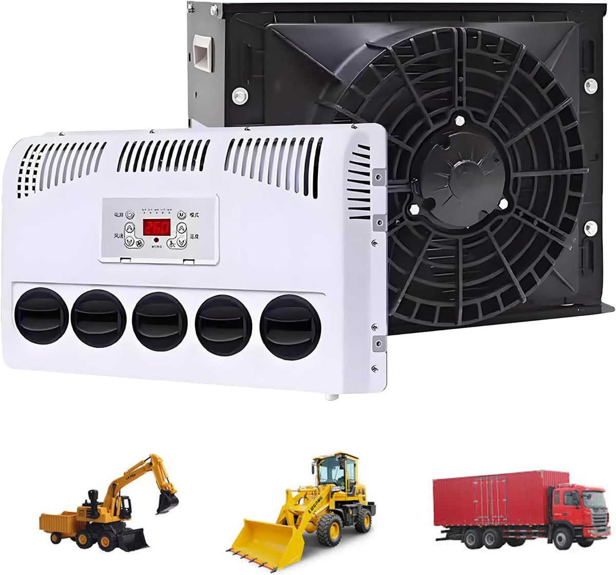 aire acondicionado, 12V, LwiftGal, Autobuses Y Furgonetas Camper Black-12V