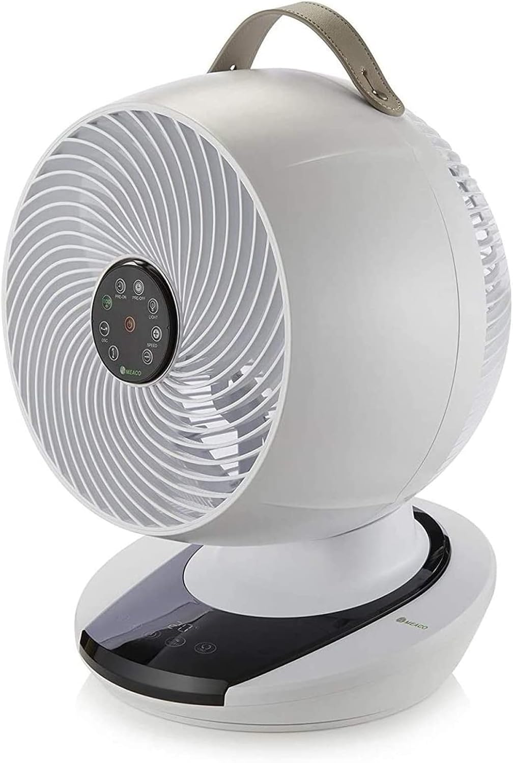 Ventiladores de sobremesa, con mando a distancia, blanco, para la oficina, para el dormitorio, Meaco
