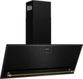 KLARSTEIN Campanas de pared, 90cm, 52 dB, con iluminación LED, negro, KLARSTEIN Victoria Campana Extractora - 90cm Campana Decorativa, 336 m3/h