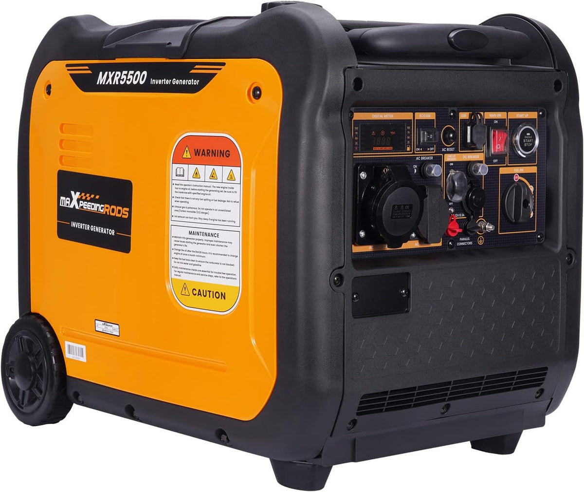 Generadores, 5500W, maXpeedingrods, Generador Electrico Gasolina Inverter Estación