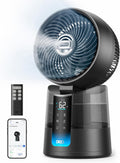 Ventiladores de sobremesa, 20 dB, control inteligente, DREO, Dreo TurboCool Ventilador 516S, ventilador mesa oscilación 150° + 30°, 9 m/s, 2 modos