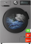 lavadora, 11kg, control inteligente, EVVO, Lavado Rápido 15', SMART LOAD, 1400 rpm, 13 programas, Nova (11Kg