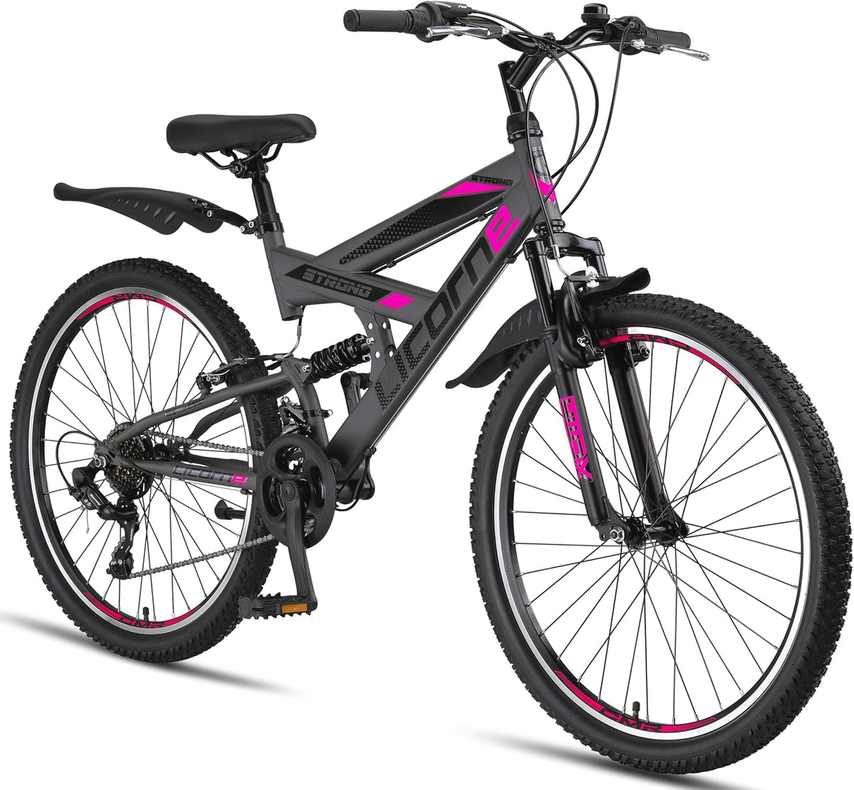 De montaña, Licorne Bike, para niños, cambio de 21 velocidades