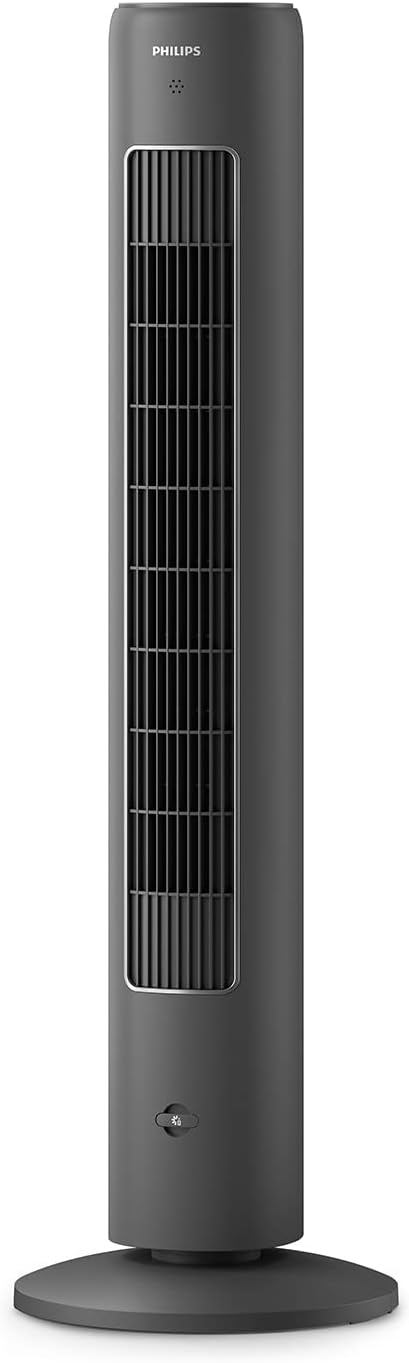 PHILIPS Ventiladores de torre, 105 cm, 28 dB, gris, 28 dB(A) , 3 modos