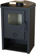 horno, 77 × 47 × 34 cm, 9,7 kW, EIDER BIOMASA, Rendimiento 78%, Hasta 175 m3