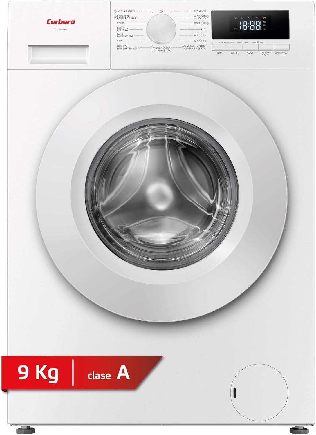 lavadora CLH9406ME, blanco, Corbero