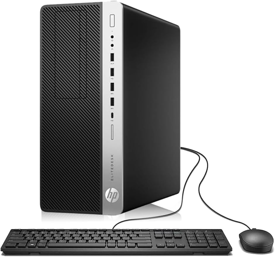 HP Torres, con WiFi, HP EliteDesk 800 G4 MT PC de Escritorio, Intel Core i7-8700T, 16 GB de RAM, SSD de 512 GB, Windows 11 Pro (reacondicionado)