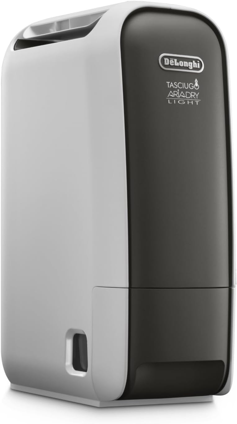 Deshumidificadores DNS65, 6 L, gris, De'Longhi, Elimina hasta 6 L/día, Gris (DNS65)