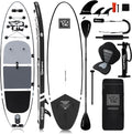 Tablas hinchables, 320 × 82 × 15cm, TIGERXBANG, TIGERXBANG Tabla de surf de pie con remo