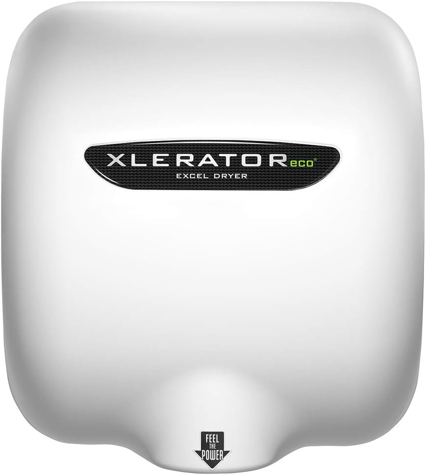 Secadores de mano, blanco, XLERATOR, sin calor