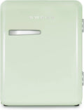 frigorífico WEISS7, 54 cm, 31L, 24dB, 15°C, regulable, verde, para la oficina, SWEISS, Temperatura Ajustable 6°-15°C