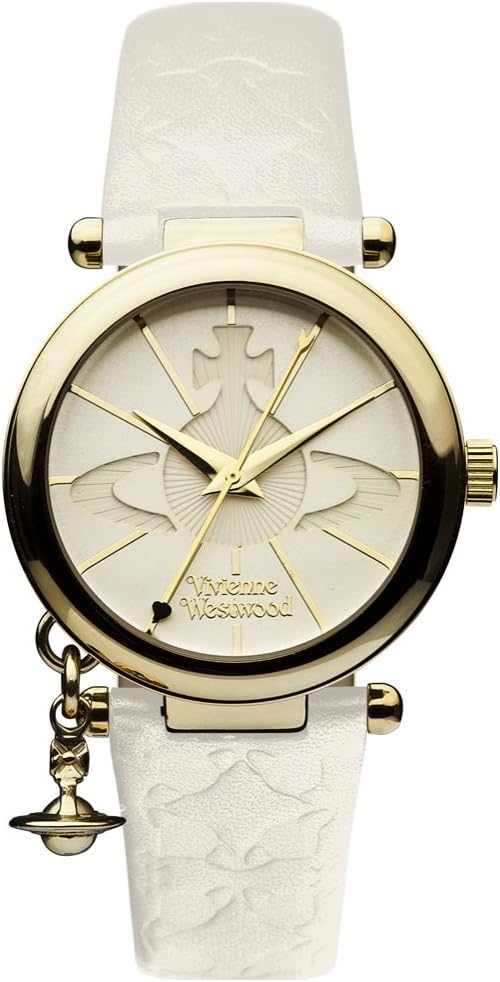 Relojes de pulsera VV006WHWH, cuero, Vivienne Westwood