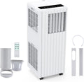aire acondicionado, 38 × 34,5 × 89 cm, 35L, con mando a distancia, blanco, Garvee, Climatizador Refrigeración Ventilador Deshumidificador 35L/día