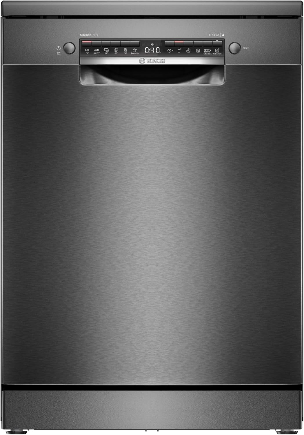 Bosch SMS4EMC06E lavavajillas, negro, Serie 4, 14 Servicios