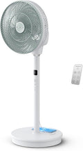 Rowenta QV5050 Ventiladores de pedestal, 120 cm, Rowenta Turbo Silence Compact 3D Nomad, Ventilador de pie 3 en 1 QV5050