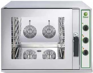 horno RS8585, 80 mm, RESTAURANT STORE, Horno de convección eléctrico gastronomía 4 latas GN 1/1 RS8585
