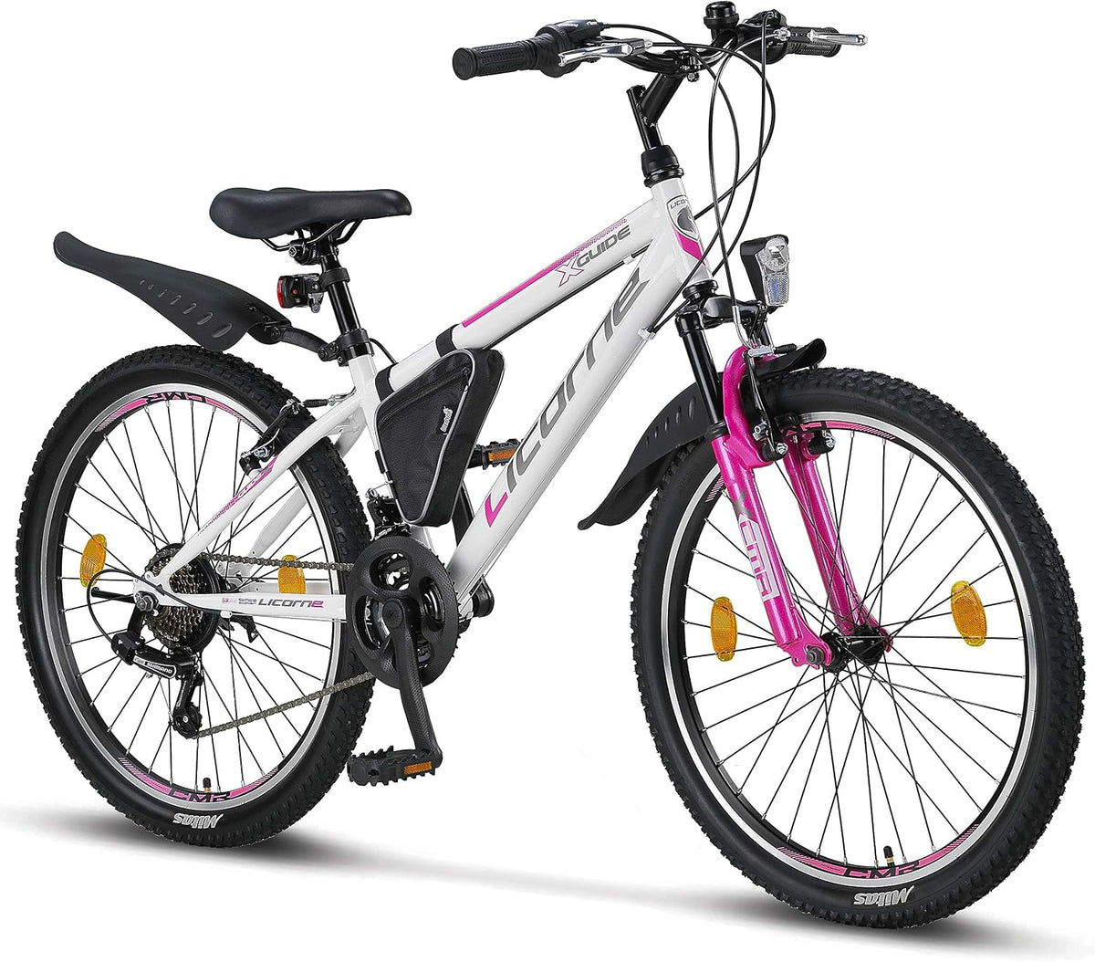 De montaña, 134 × 65 × 22 cm, Licorne Bike, 5 y 29 pulgadas para niñas