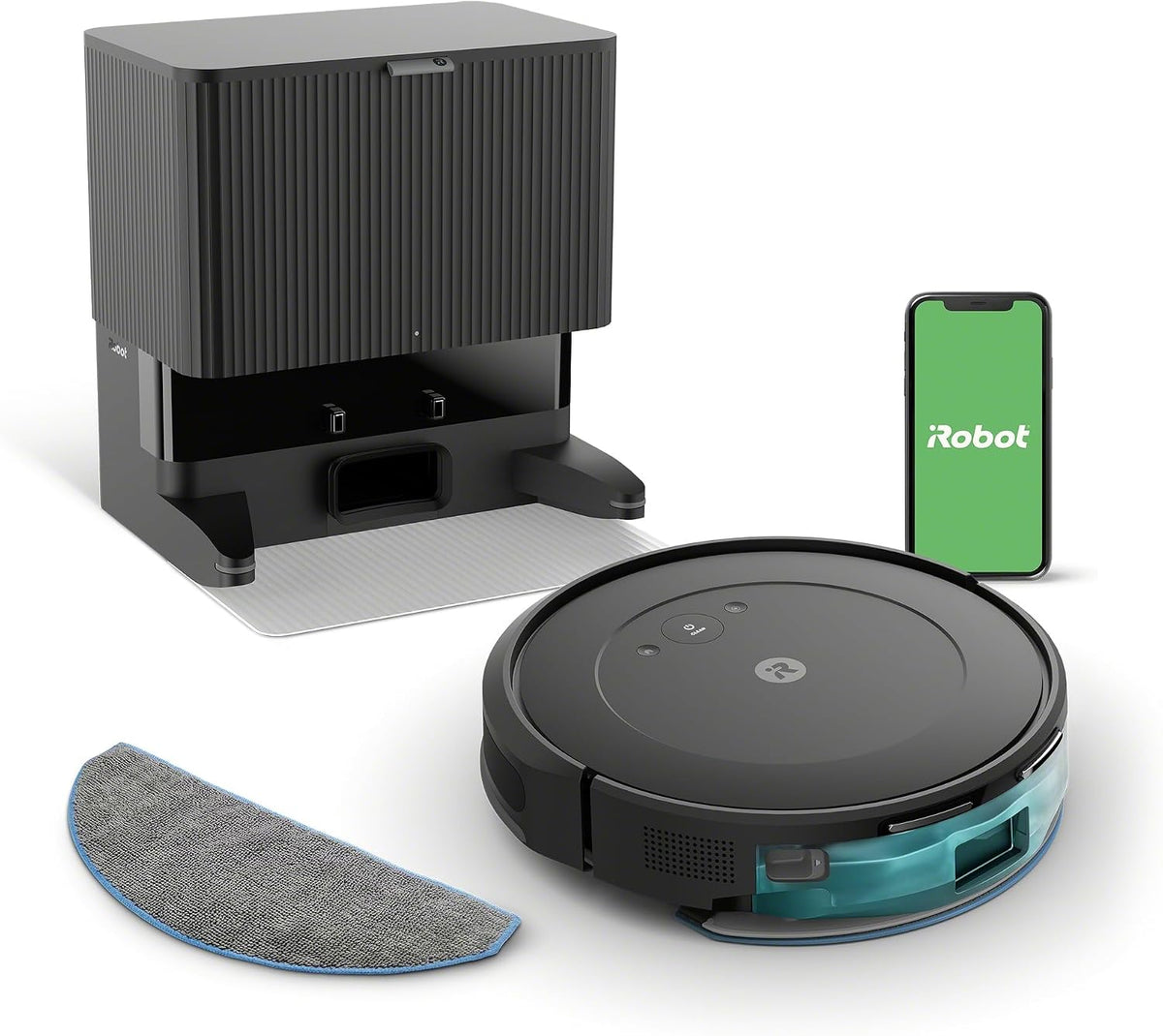 aspirador, negro, iRobot, 2en 1, 4 Fases Limpieza, 4 Niveles succión