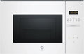 Microondas con grill, 38 cm, 25 l, vidrio, blanco, Balay, 8 recetas, Plato giratorio 31, 5 cm