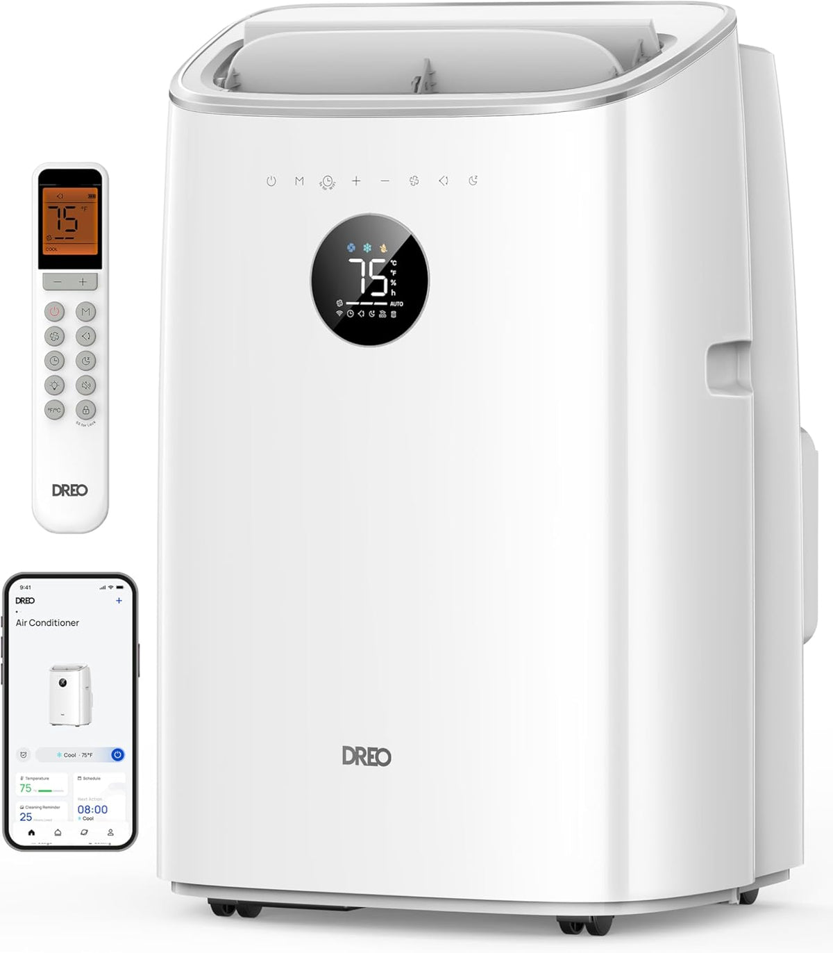 aire acondicionado AC318S, 2,5 L, control inteligente, para la oficina, para el dormitorio, DREO