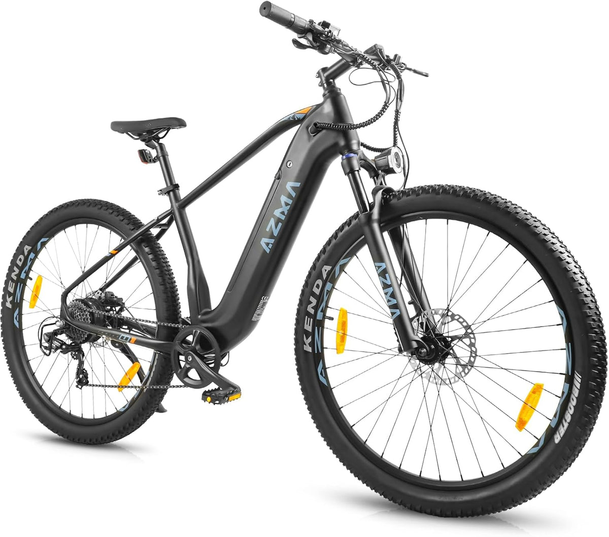 Eléctricas, 100 mm, 720Wh, 648Wh, AZMA, AZMA Bicicleta Electrica Adultos 27.5'/29', 8 Velocidades con Bateria Desmontable 720Wh/648Wh