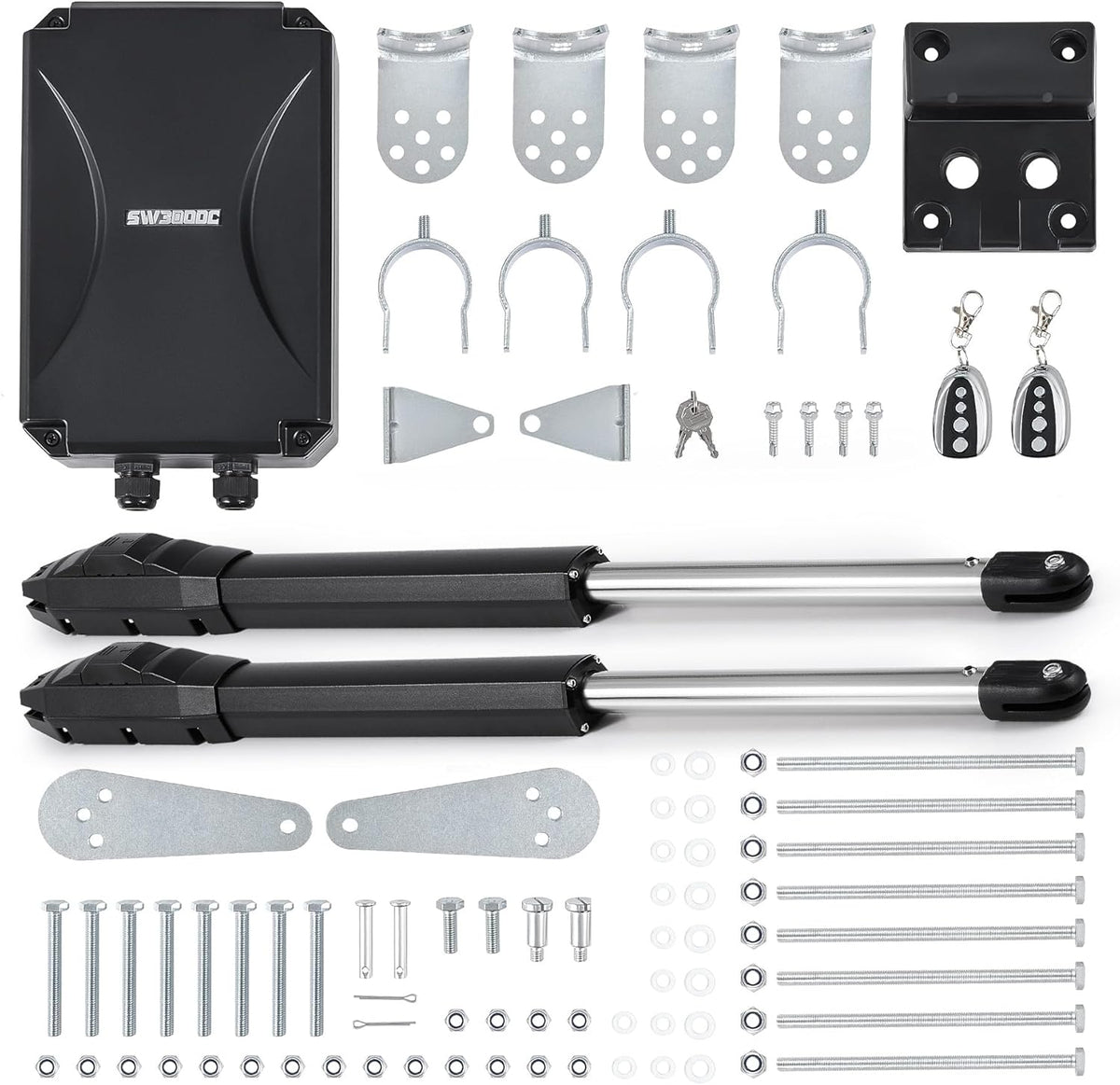 Ferretería para verjas, 70 cm, CO-Z, CO-Z 800KG Motor Puerta Batiente de 2 Hojas