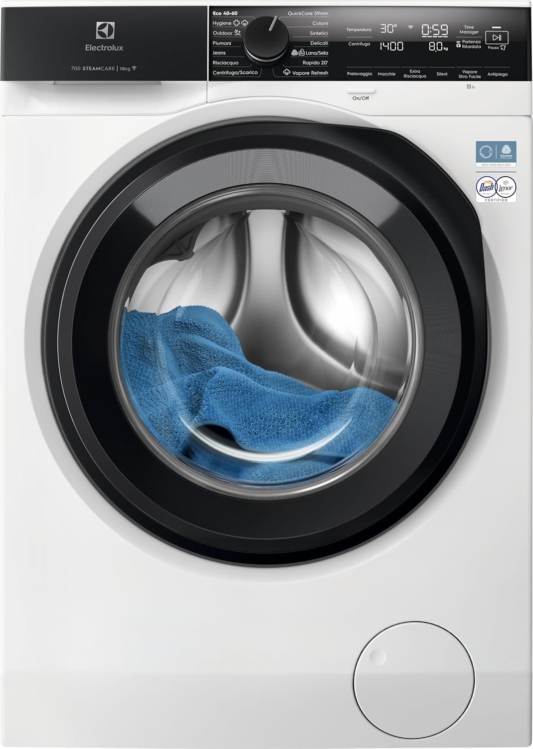 Electrolux EW7F410Y lavadora, 10 kg, con WiFi